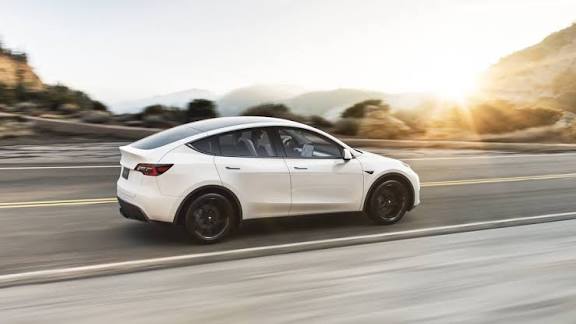 Tesla Model Y, specifically featuring the refreshed design (often referred to as project "Juniper").
